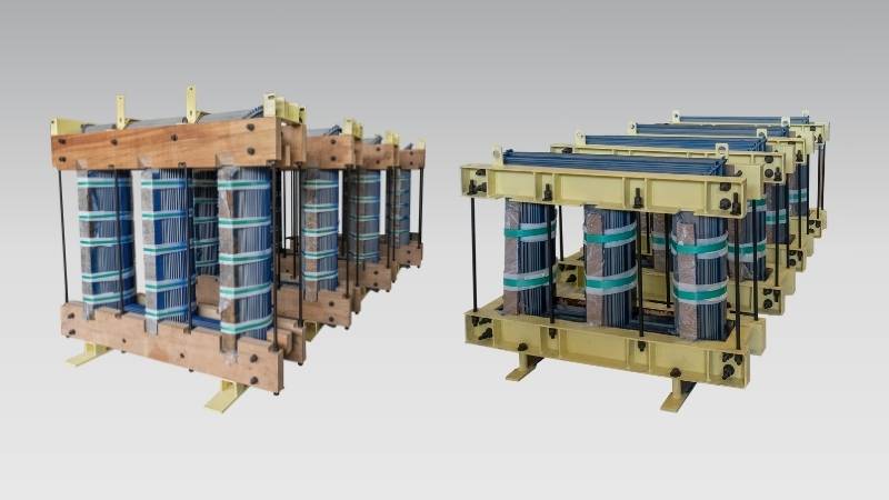 Assembled Transformer Cores